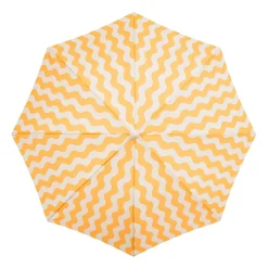 The Holiday Beach Umbrella - Ocean Mimosa Stripe