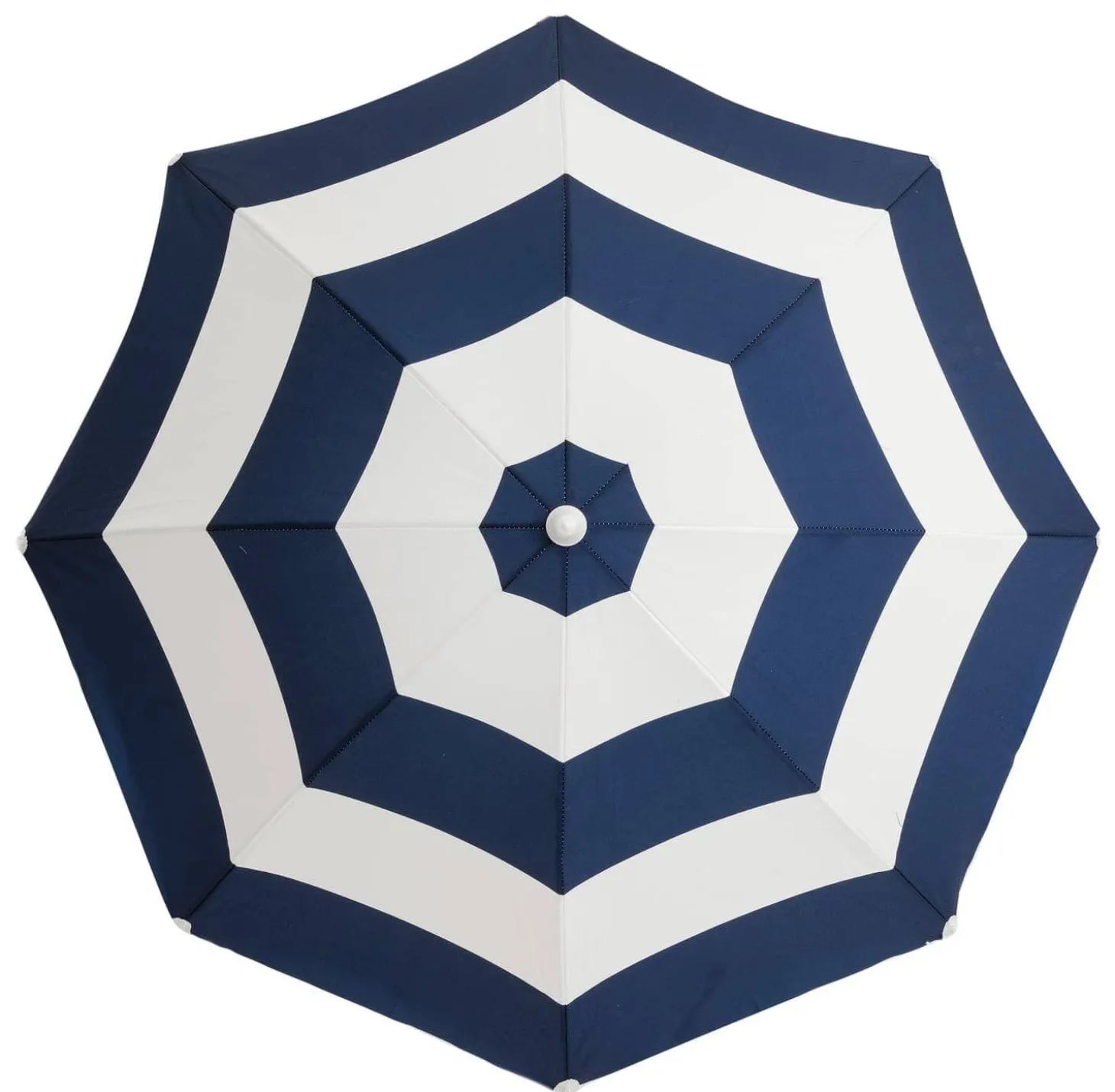 The Holiday Beach Umbrella - Navy Capri Stripe