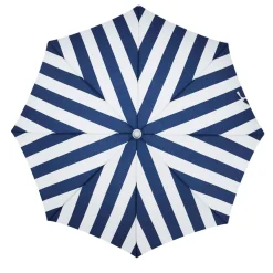 The Holiday Beach Umbrella - Navy Crew Stripe