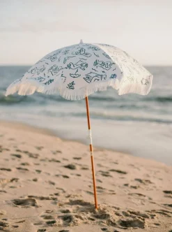 The Holiday Beach Umbrella - Le Basque Navy