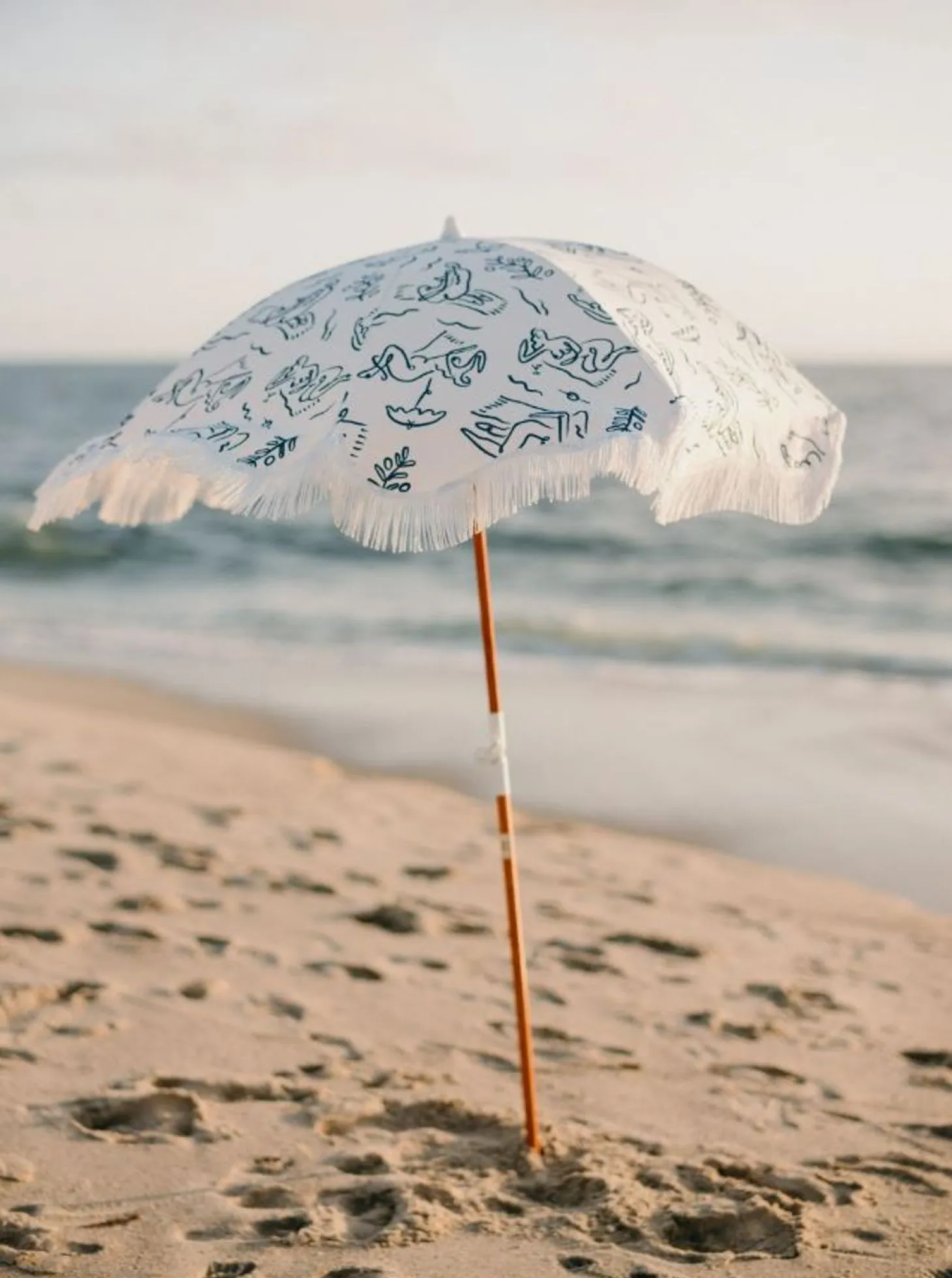 The Holiday Beach Umbrella - Le Basque Navy