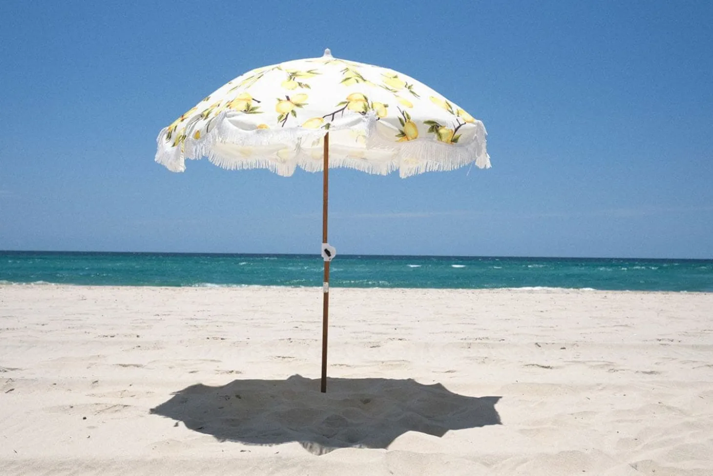 The Holiday Beach Umbrella - Vintage Lemons