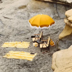 The Holiday Beach Umbrella - Vintage Gold