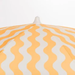 The Holiday Beach Umbrella - Ocean Mimosa Stripe