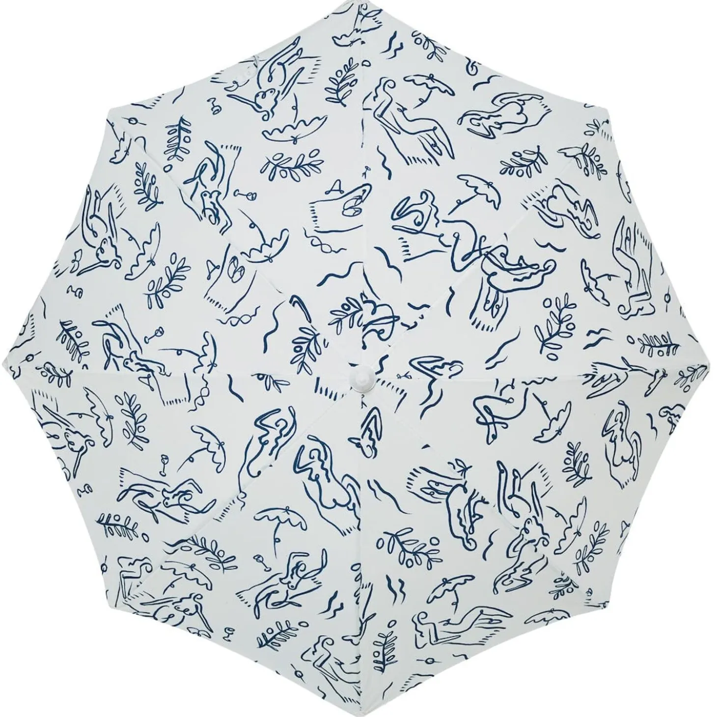 The Holiday Beach Umbrella - Le Basque Navy