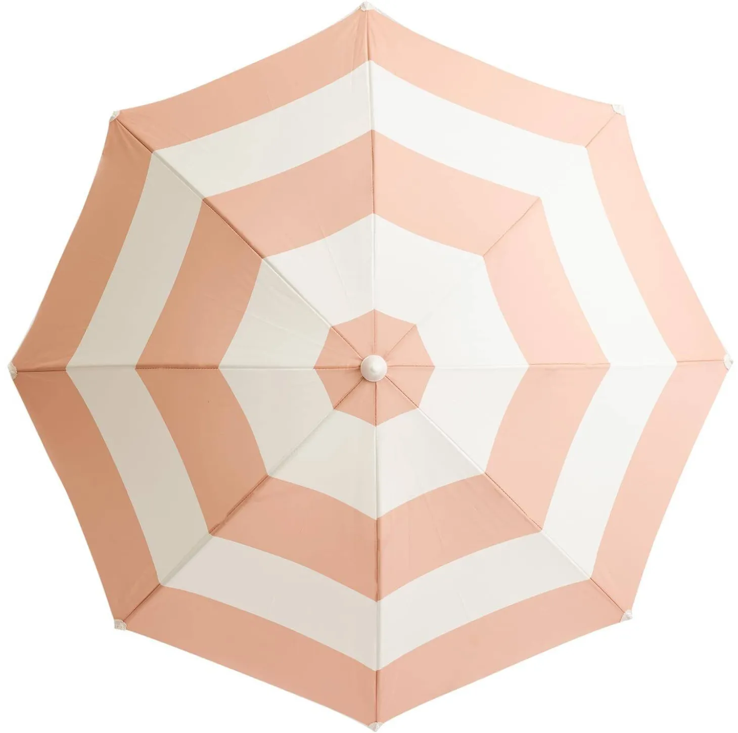 The Holiday Beach Umbrella - Pink Capri Stripe