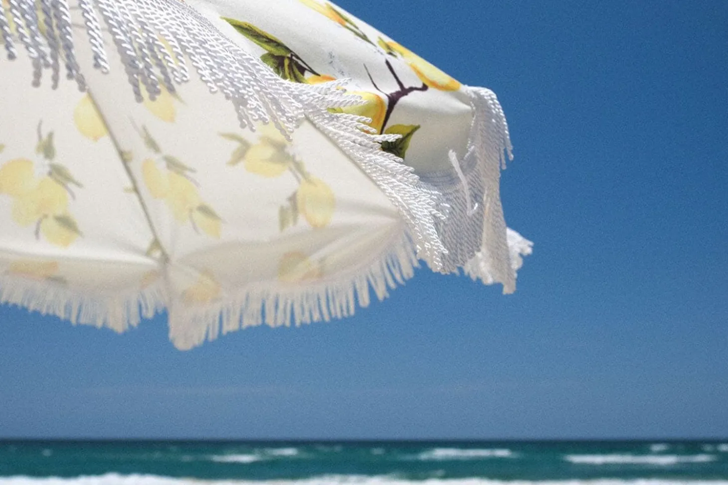 The Holiday Beach Umbrella - Vintage Lemons