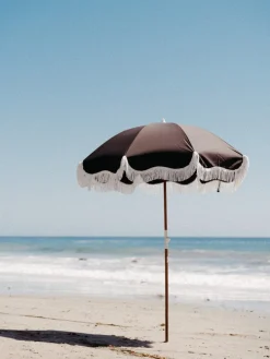 The Holiday Beach Umbrella - Vintage Black