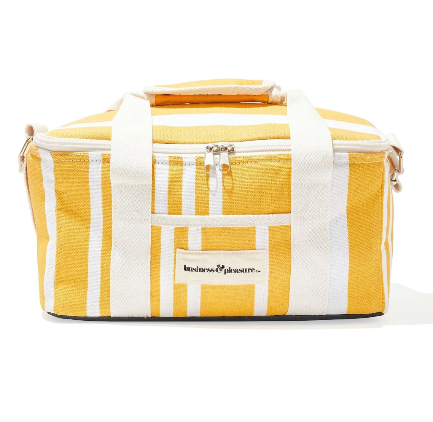 The Holiday Cooler Bag - Fff Yellow Stripe