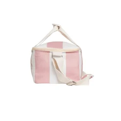 The Holiday Cooler Bag - Pink Capri Stripe