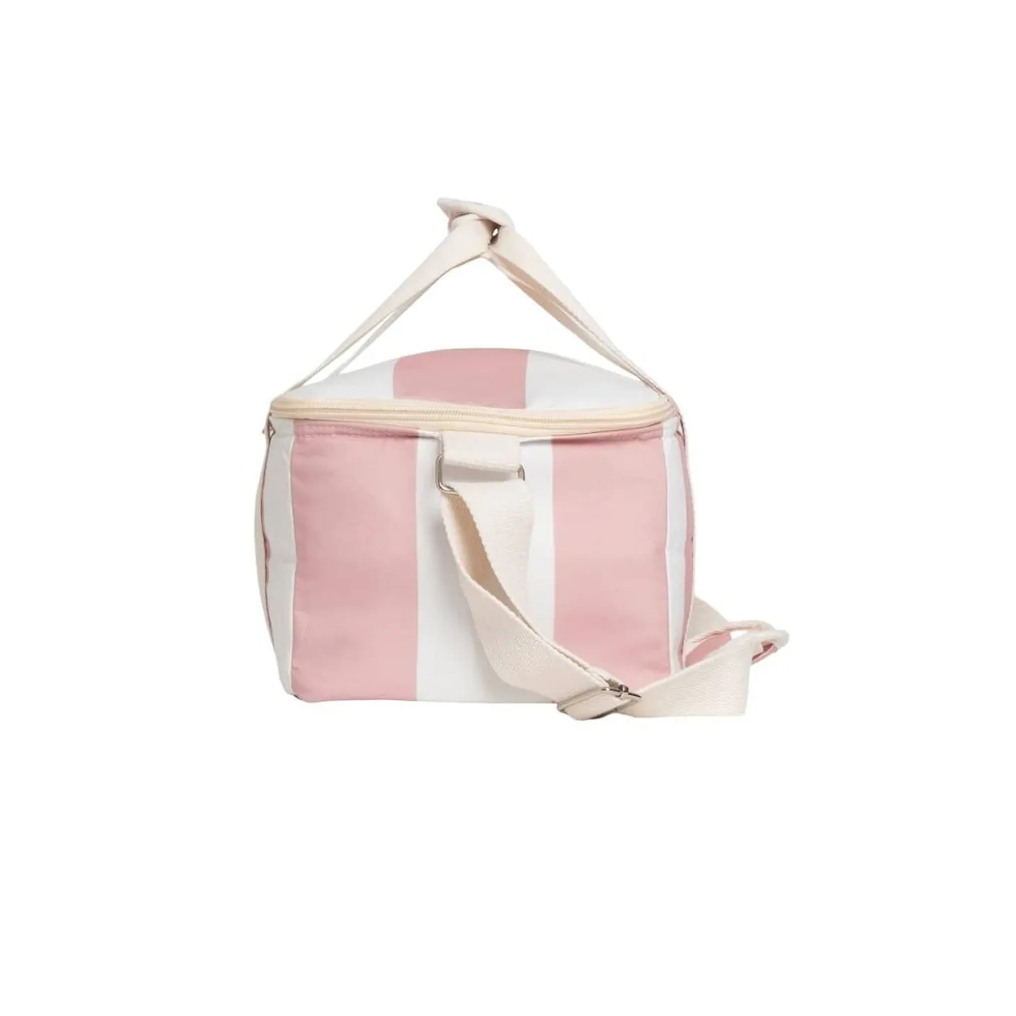 The Holiday Cooler Bag - Pink Capri Stripe