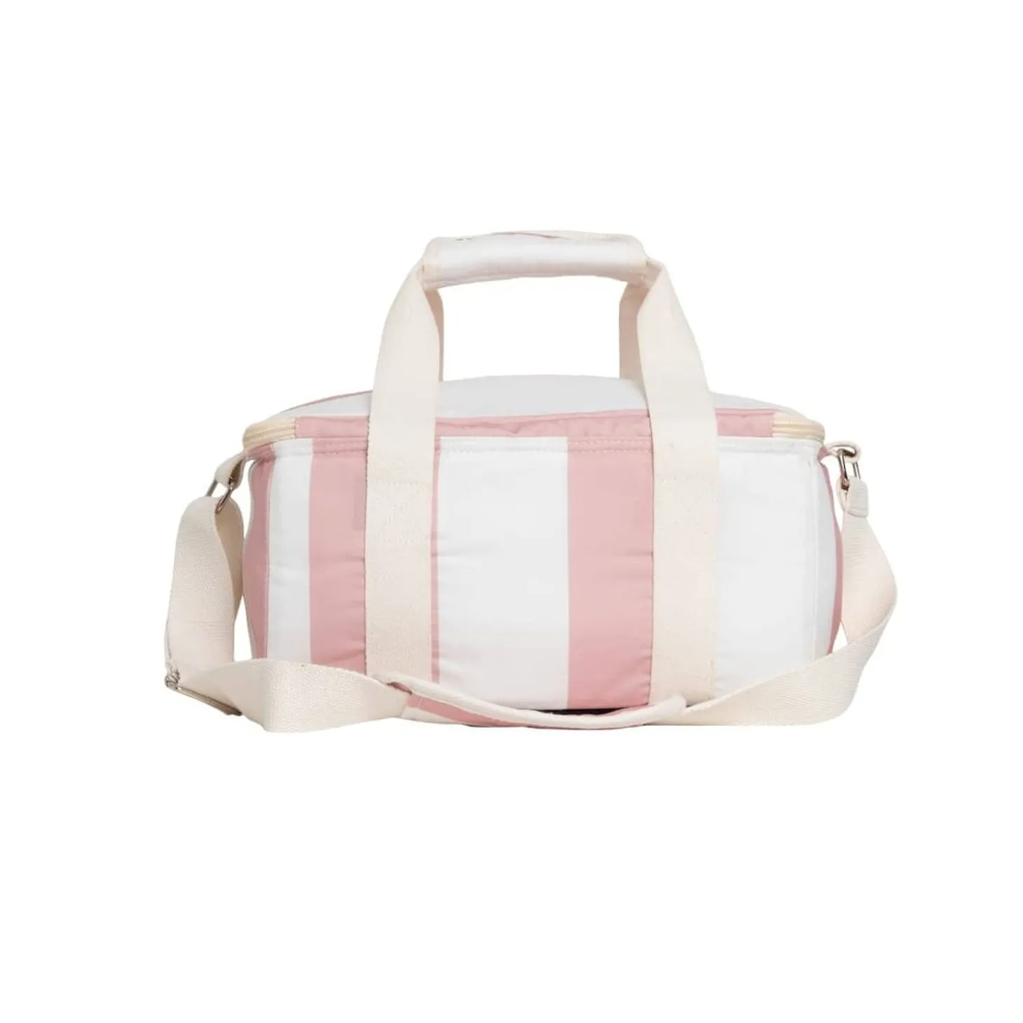 The Holiday Cooler Bag - Pink Capri Stripe
