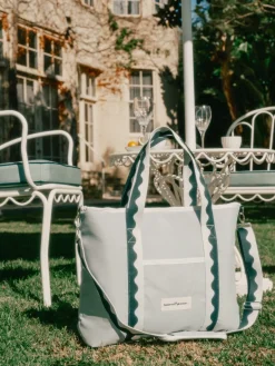 The Holiday Cooler Tote Bag - Rivie Green