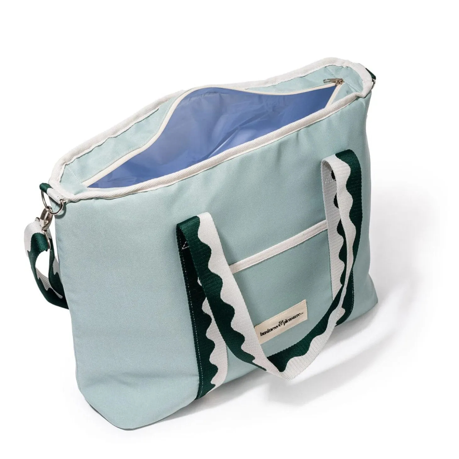 The Holiday Cooler Tote Bag - Rivie Green
