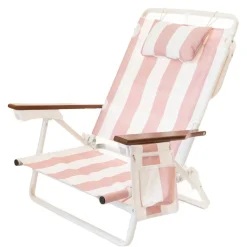 The Holiday Tommy Chair - Pink Capri Stripe