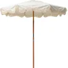 The Market Umbrella - Lauren'S Sage Stripe