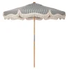 The Market Umbrella - Lauren'S Navy Stripe