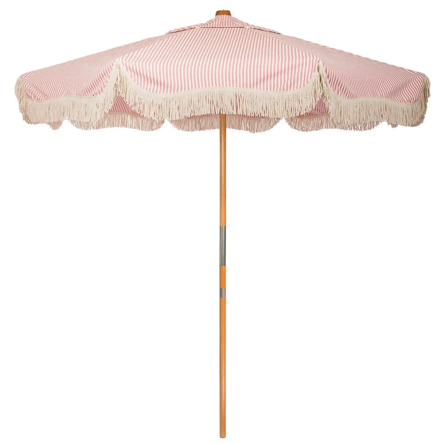 The Market Umbrella - Lauren'S Pink Stripe