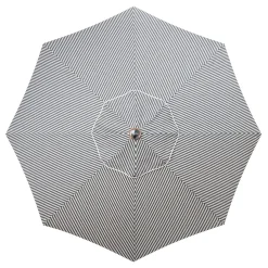 The Market Umbrella - Lauren'S Navy Stripe