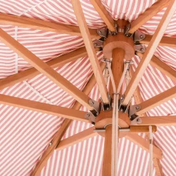 The Market Umbrella - Lauren'S Pink Stripe