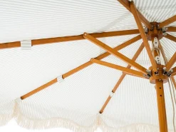 The Market Umbrella - Lauren'S Sage Stripe