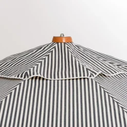 The Market Umbrella - Lauren'S Navy Stripe