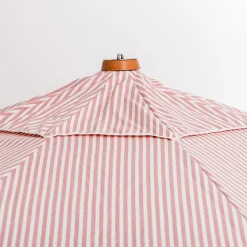 The Market Umbrella - Lauren'S Pink Stripe