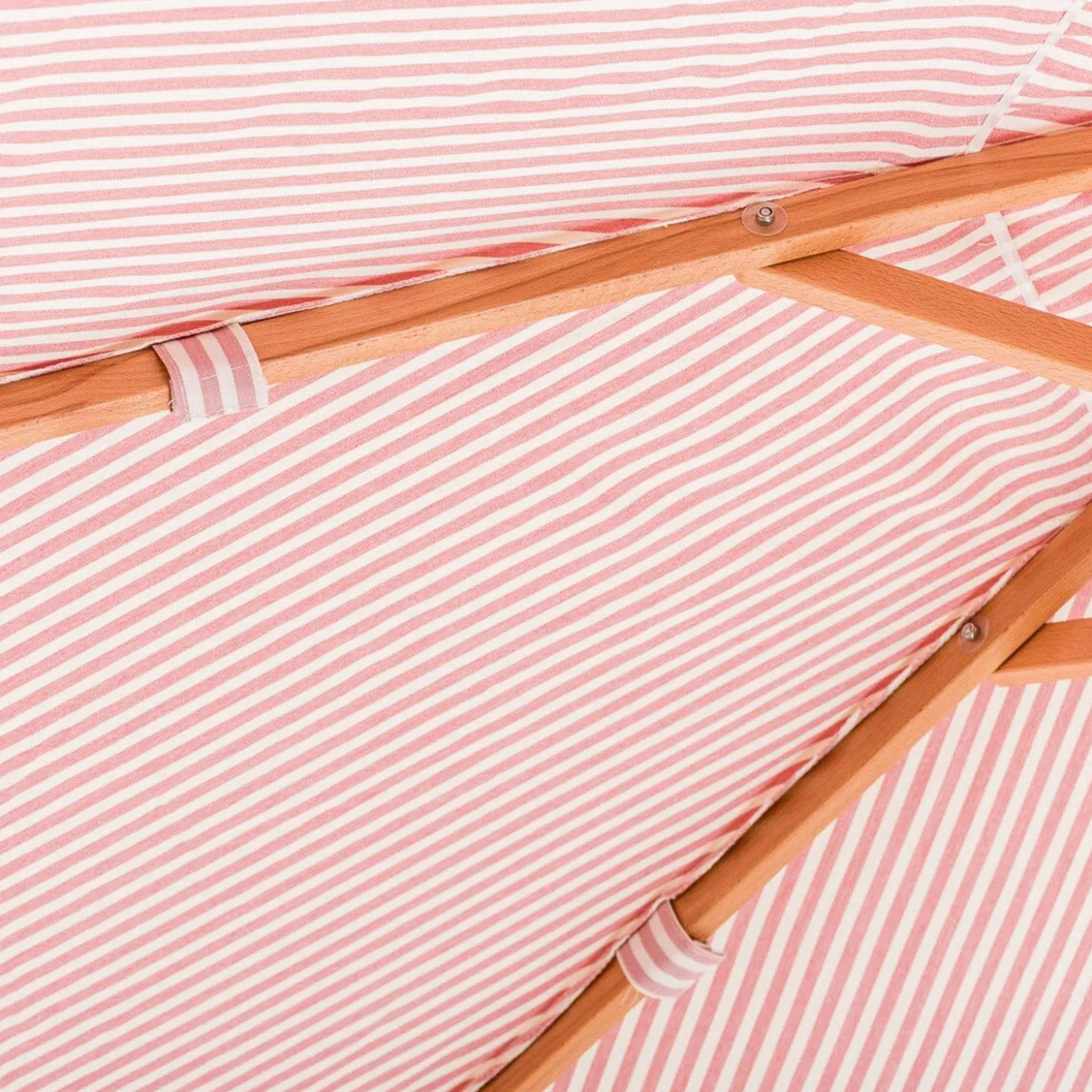 The Market Umbrella - Lauren'S Pink Stripe