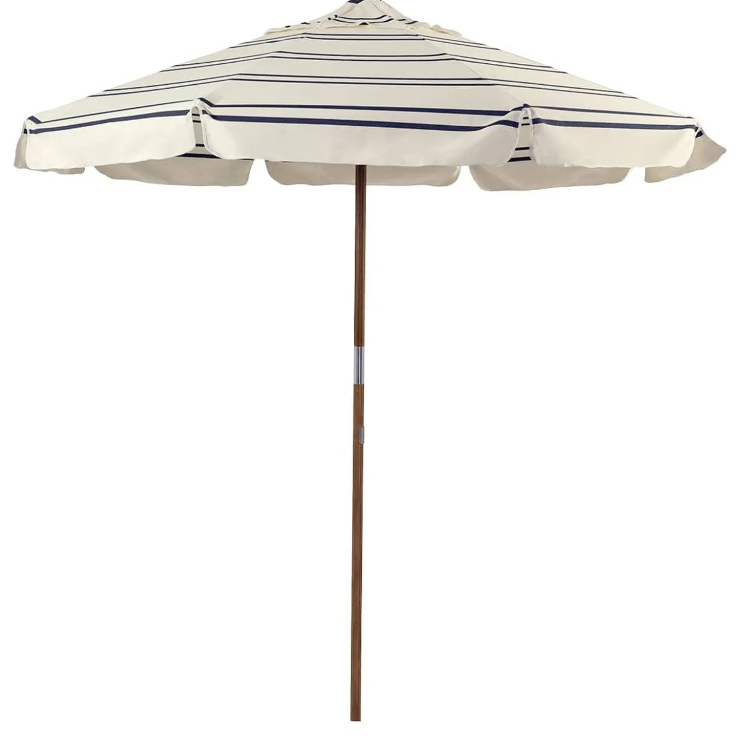 The Market Umbrella - Malibu Black Stripe