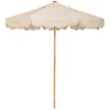 The Market Umbrella - Monaco Natural Stripe