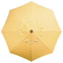 The Market Umbrella - Monaco Mimosa Stripe