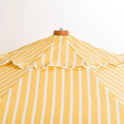 The Market Umbrella - Monaco Mimosa Stripe