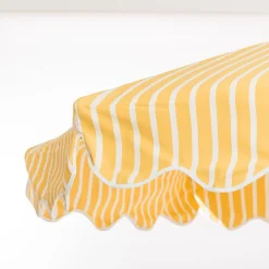 The Market Umbrella - Monaco Mimosa Stripe