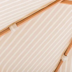 The Market Umbrella - Monaco Natural Stripe