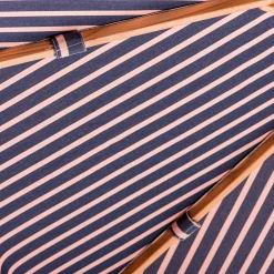 The Market Umbrella - Monaco Navy And Pink Stripe