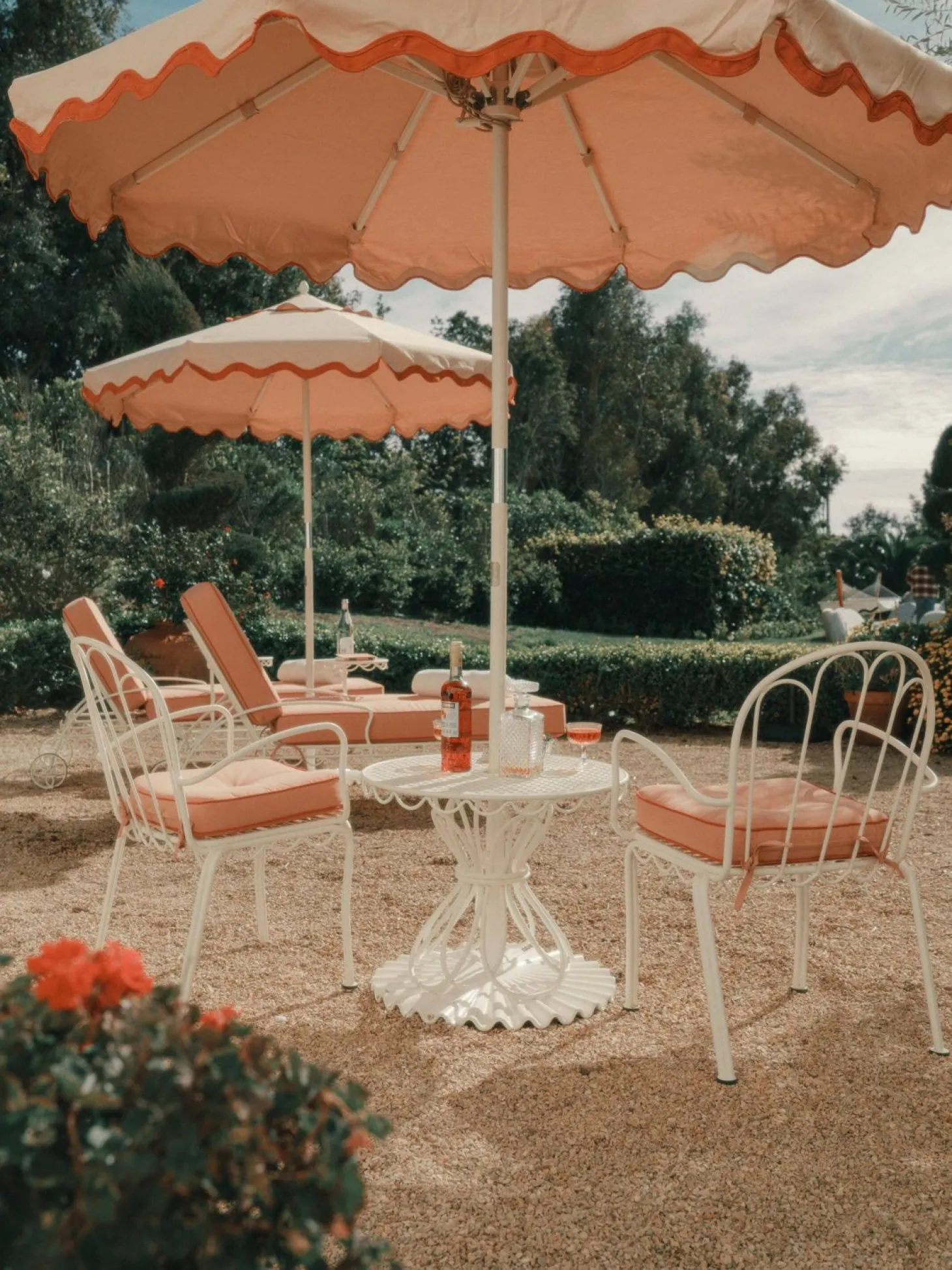 The Market Umbrella - Rivie Pink