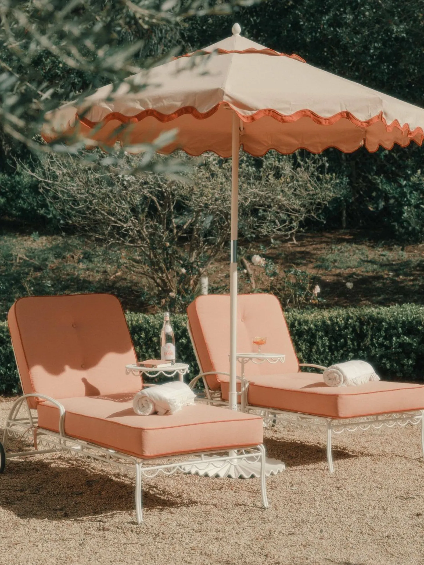 The Market Umbrella - Rivie Pink