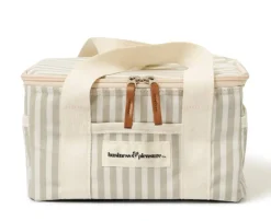 The Mini Cooler Bag - Lauren'S Sage Stripe
