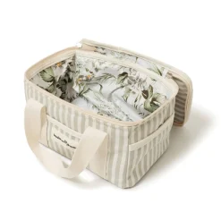 The Mini Cooler Bag - Lauren'S Sage Stripe