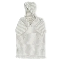 The Mini Poncho - Lauren'S Sage Stripe