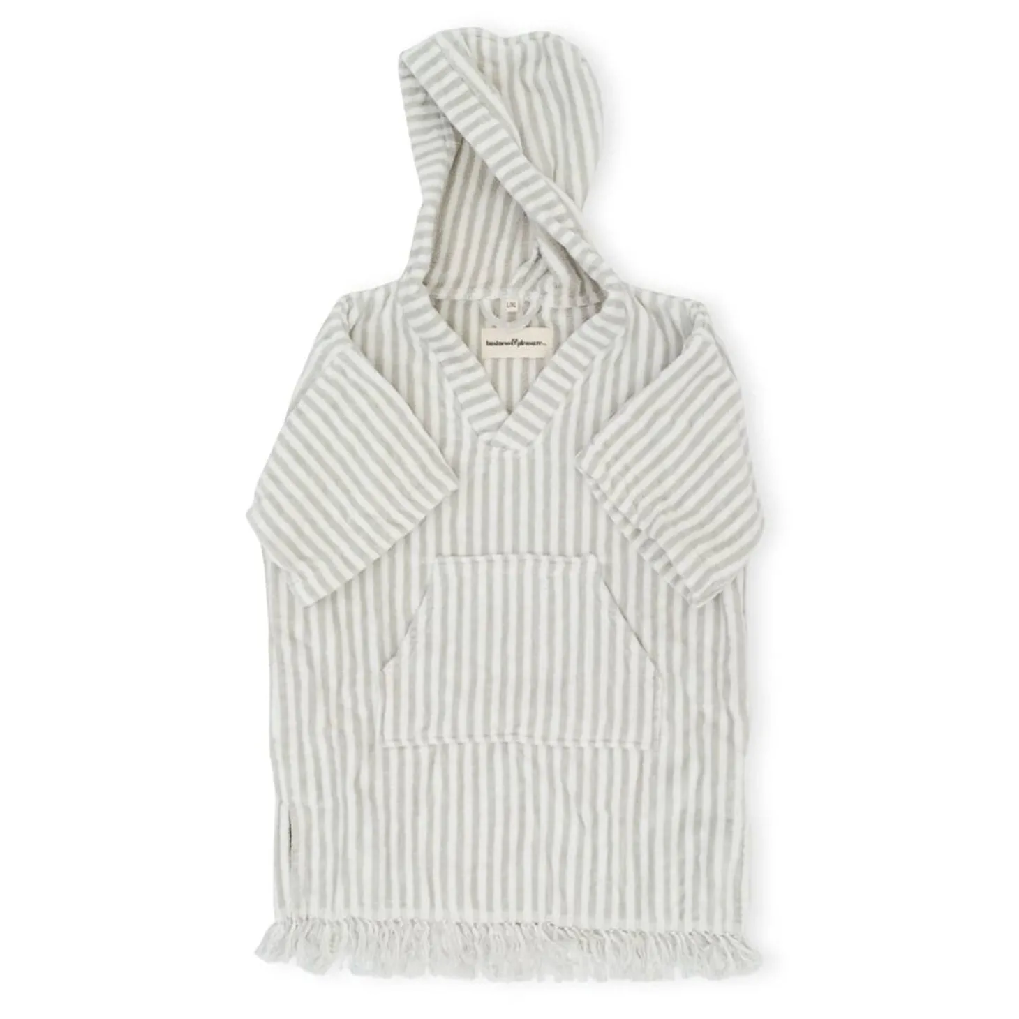 The Mini Poncho - Lauren'S Sage Stripe