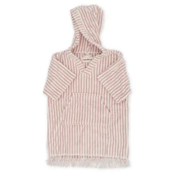 The Mini Poncho - Lauren'S Pink Stripe