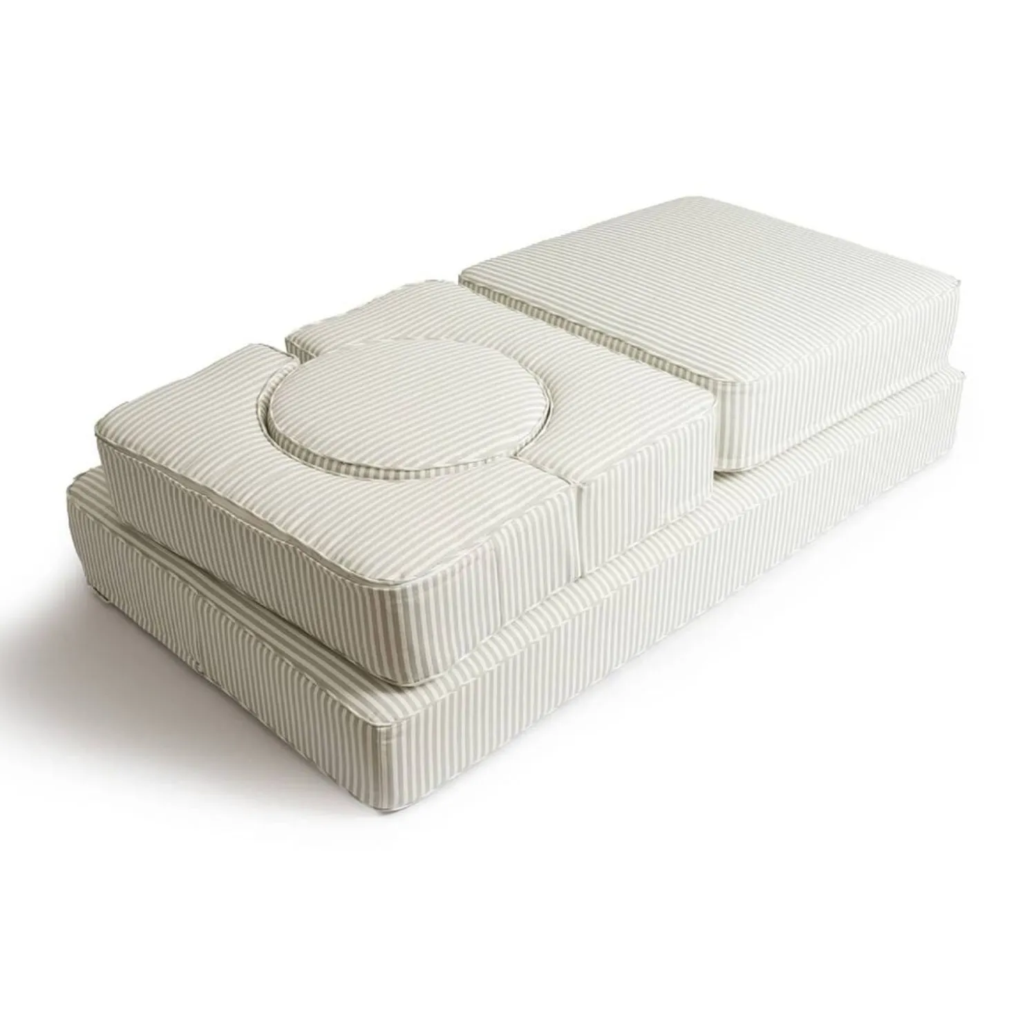 The Modular Pillow Stack - Lauren'S Sage Stripe