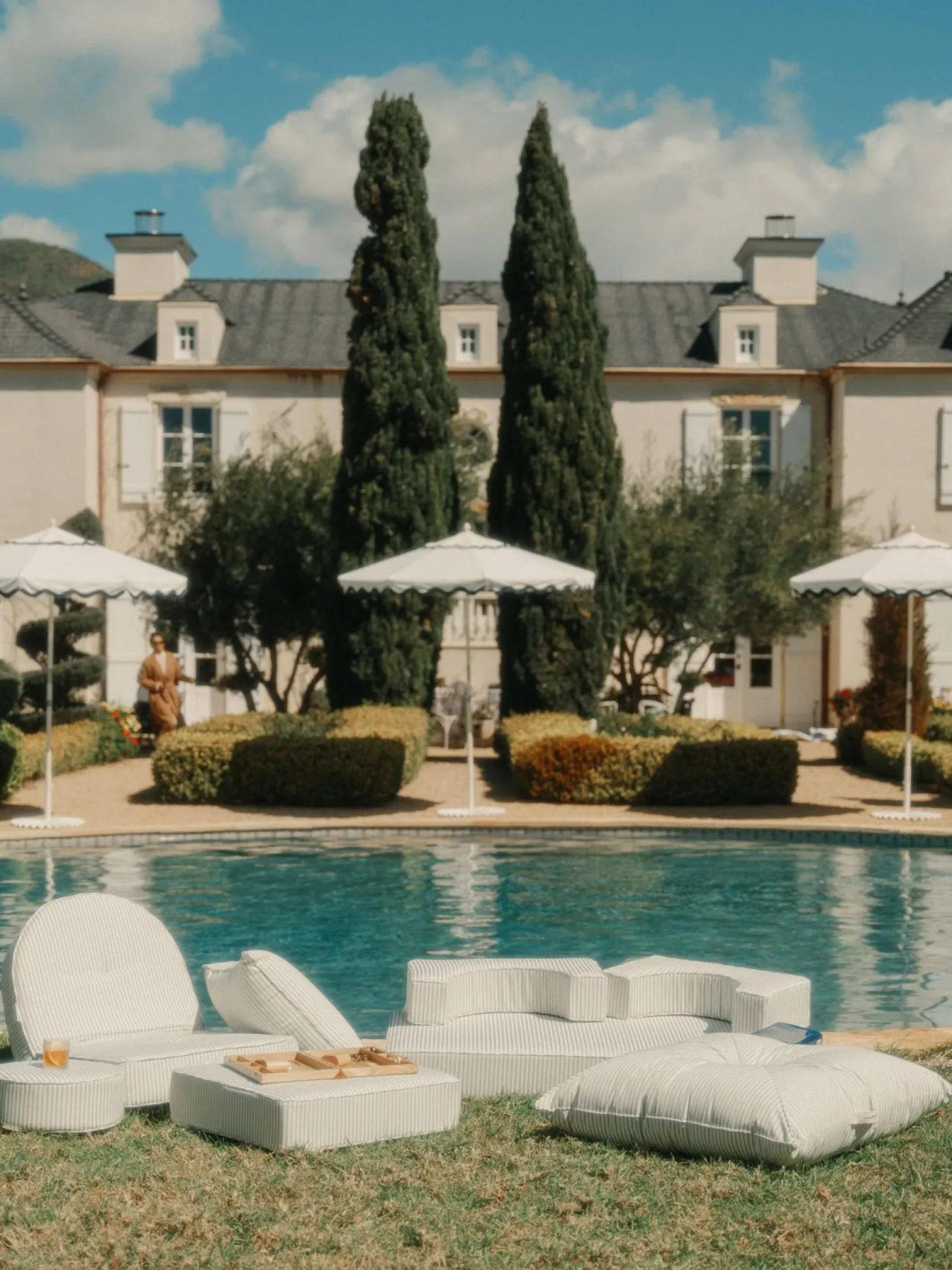 The Modular Pillow Stack - Lauren'S Sage Stripe