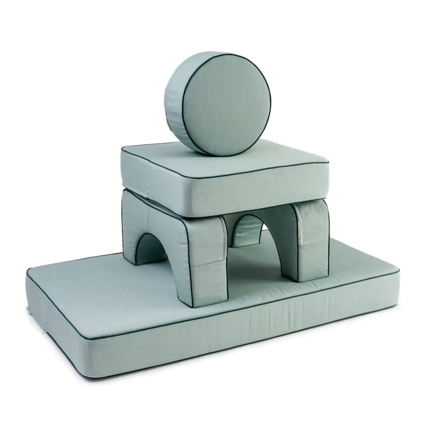 The Modular Pillow Stack - Rivie Green