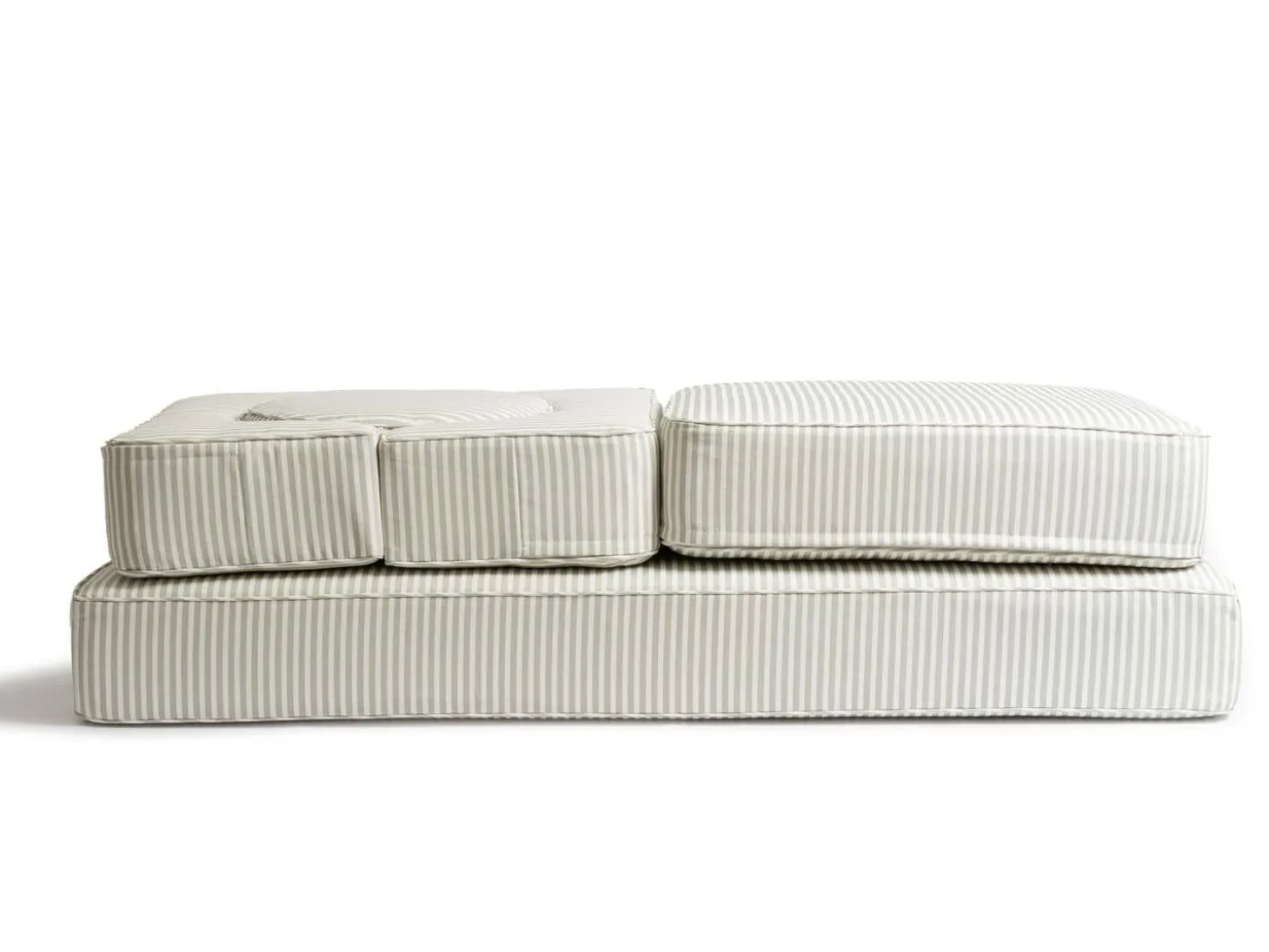 The Modular Pillow Stack - Lauren'S Sage Stripe