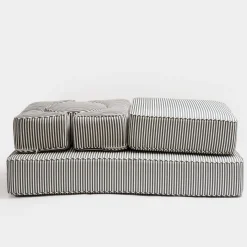The Modular Pillow Stack - Lauren'S Navy Stripe