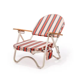 The Pam Chair - Bistro Dusty Pink Stripe