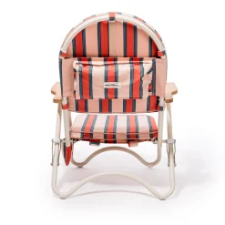 The Pam Chair - Bistro Dusty Pink Stripe
