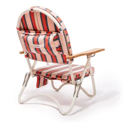 The Pam Chair - Bistro Dusty Pink Stripe